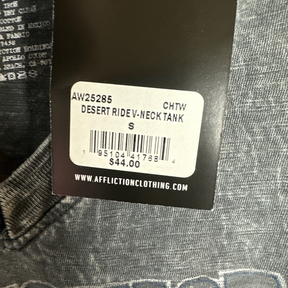 NWT Affliction Live Fast Finge Distressed Tee Small - Picture 6 of 6